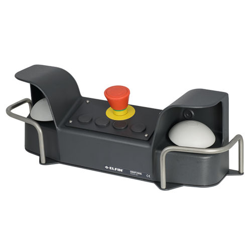 Comando bimanuale di sicurezza - 060P2MA - 060P2MAA - New Elfin - con pulsante di arresto di emergenza / IP66