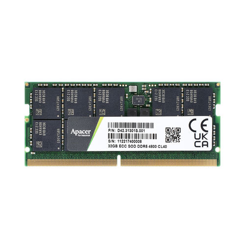 Modulo di memoria SO-DIMM - Apacer Technology B.V. - DRAM / DDR5 / ECC
