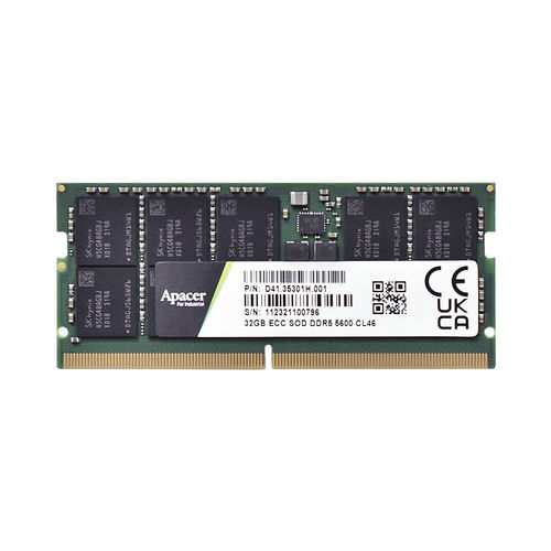 Modulo di memoria SDRAM - Apacer Technology B.V. - DDR5 / ECC / industriale