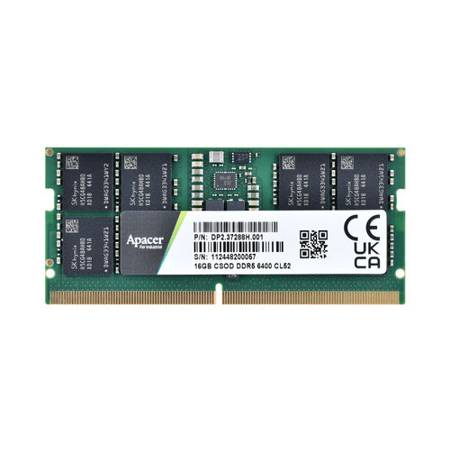 Modulo di memoria DDR5 CSODIMM - Apacer Technology B.V. - industriale / ECC / rapido