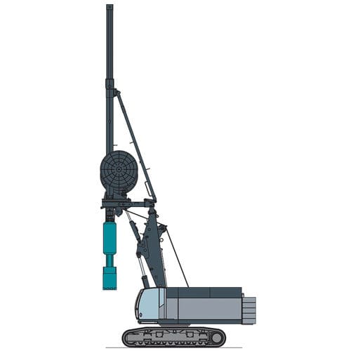 Perforatrice per diaframma - KRC 2HD - B300 XP-2 - CASAGRANDE - Foundation Division - cingolata / rotativa / idraulica