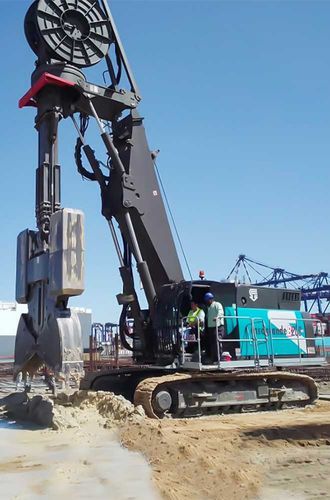 Perforatrice per diaframma - KRC 2 HD - B200 XP-2 - CASAGRANDE - Foundation Division - rotativa / idraulica / per cantiere di costruzione