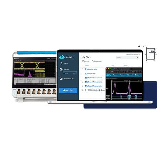 Software di gestione di dati tecnici - TekDrive - Tektronix - di ingegneria / di automatizzazione / per test