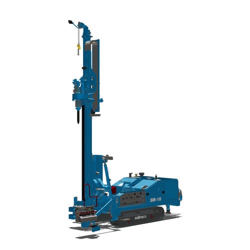 Perforatrice di carotaggio - SM-18 - SOILMEC S.P.A. - multifunzione / per micropalo / cingolata
