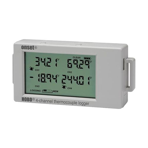 Registratore di dati di temperatura - HOBO UX120 - ONSET - USB / con display LCD / per  termocoppia