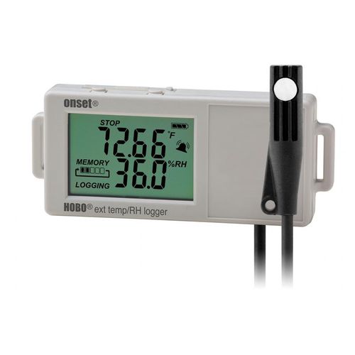 Data logger di temperatura - HOBO UX100-023A - ONSET - di umidità relativa / USB / con display LCD