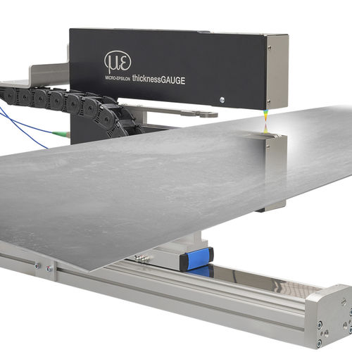Misuratore di spessore di vetro - thicknessGAUGE C.C - MICRO-EPSILON - per materiali fini / di fogli secchi / di film