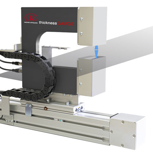 Misuratore di spessore per lamiere - thicknessGAUGE C.LP - MICRO-EPSILON - per materiale in fogli / fisso / B-scan