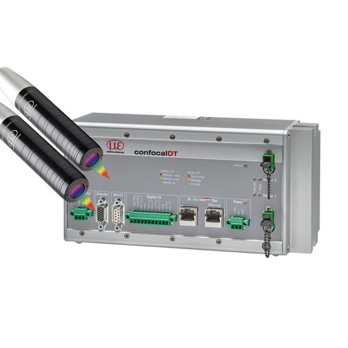 Sensore di spostamento lineare - confocalDT IFC2421/22 - MICRO-EPSILON - senza contatto / confocale cromatico / EtherCAT