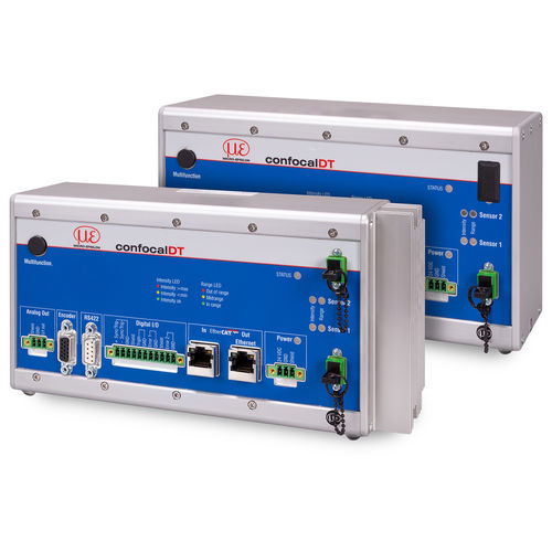 Sensore di spostamento lineare - confocalDT IFC2465/66 - MICRO-EPSILON - senza contatto / confocale cromatico / EtherCAT