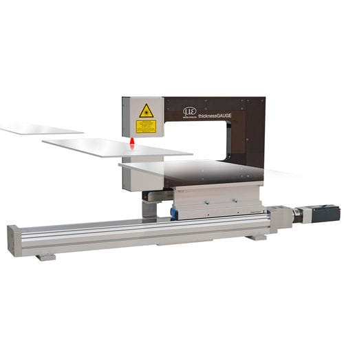 Misuratore di spessore lastra - thicknessGAUGE 3D - MICRO-EPSILON - nastro / per nastro trasportatore / di rivestimento
