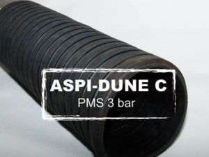 Tubo flessibile per sabbia - ASPI-DUNE C - ANFRAY - in gomma / resistente all'abrasione
