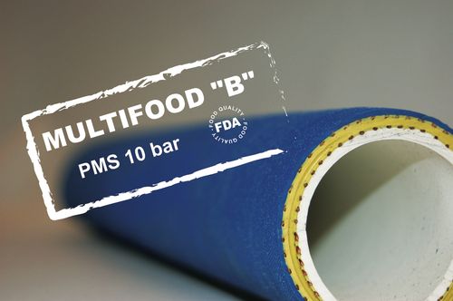 Tubo flessibile per prodotti alimentari - MULTIFOOD B - ANFRAY - in gomma