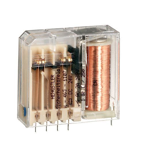 Relè elettromeccanico DC - H-463 - HENGSTLER - per circuito stampato / di potenza / IEC