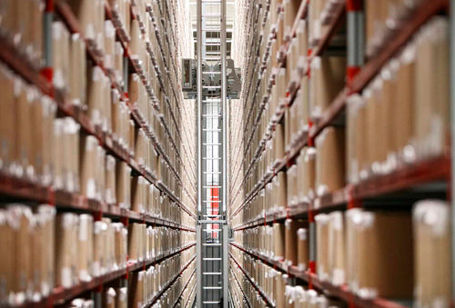 Trasloelevatore automatico - QUICKSTORE - VANDERLANDE - per magazzino / mini / per sistema di contenitori
