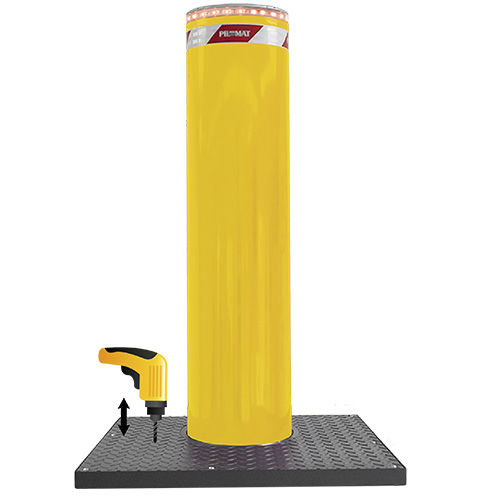 Dissuasore a scomparsa semiautomatico - 275/M30 1200SA - PILOMAT - pneumatico / alta sicurezza