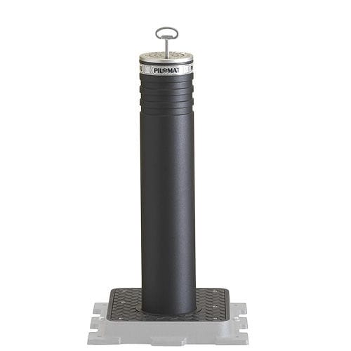 Dissuasore a scomparsa semiautomatico - 127/P 500SA - PILOMAT - pneumatico / per aree pedonali / in acciaio