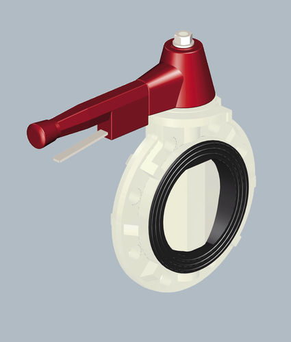 Valvola a farfalla - DN 50 - 150 | 3700 - SAFI - a leva / in plastica