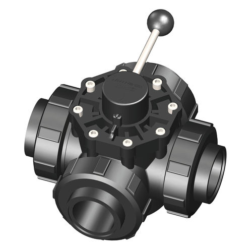 Valvola a sfera - DN 50 | 1003 - SAFI - a leva / di controllo / in plastica