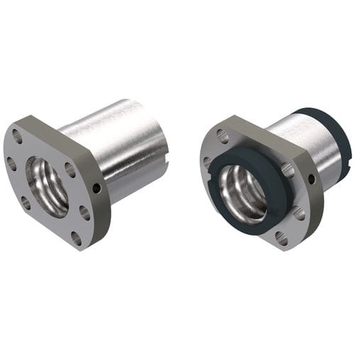 Dado flangiato - KGF-D series - NEFF-Gewindetriebe - a sfere / in acciaio / per vite a sfera