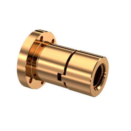 Dado di sicurezza - TGM-SFM series - NEFF-Gewindetriebe - cilindrico / di arresto / in ottone