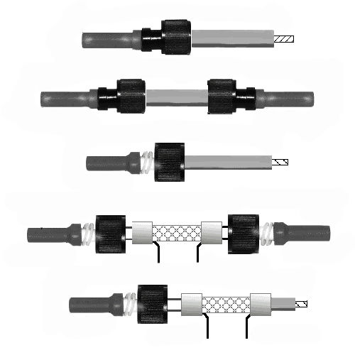 Cavo montato coassiale - C 740 series - Teledyne Reynolds - ad alta tensione