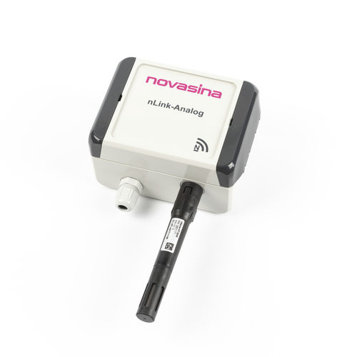 Trasmettitore di segnale analogico di misurazione dell'umidità - nLink Analog IP - Novasina AGnsens-ht-eis - per misurazione di temperatura / wireless / 4-20 mA