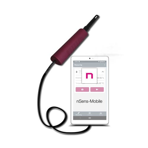 Apparecchio di misura temperatura - nSens Mobile - Novasina AGnsens-ht-eis - di pressione / umidità relativa / di pressione
