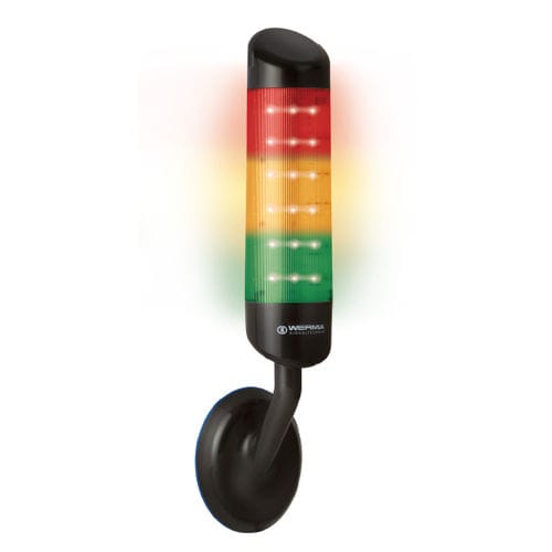 Colonna luminosa LED - CleanSIGN - 695.310.55 - WERMA - lampeggiante / a 3 colori / IP67