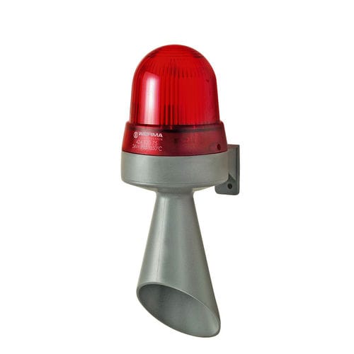 Clacson di allarme antincendio - 424.120.75 - WERMA - con luce a LED