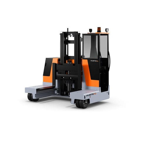 Carrello elevatore laterale a 3 ruote - BASIX - HUBTEX - elettrico / con conducente seduto / per interno