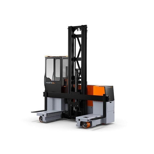 Carrello elevatore laterale elettrico - EASY - HUBTEX - con conducente in piedi / per movimentazione / da trasporto