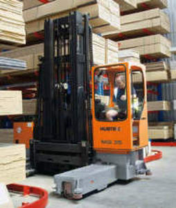 Carrello elevatore laterale elettrico - 2131  - HUBTEX - con conducente seduto / per movimentazione / per corsie strette