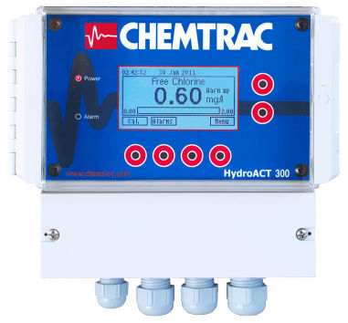 Analizzatore di cloro - HydroACT 300 - Chemtrac - di concentrazione / da integrare / di regolazione della temperatura