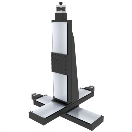 Tavola di posizionamento XYZ - XYZ-BSMA-LY-140H-300X300X300 - IntelLiDrives, Inc. - a motore / 3 assi / di precisione