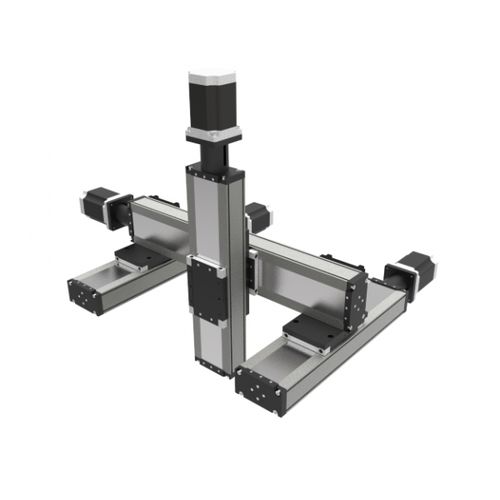 Sistema di posizionamento XYZ - BSMAE-F80L-300X300X300 - IntelLiDrives, Inc. - lineare / automatico / verticale
