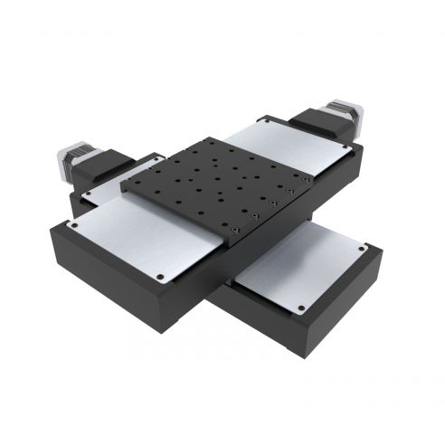 Piastra di posizionamento XY - XY-BSMA-140H-100X100 - IntelLiDrives, Inc. - a motore / 2 assi / di precisione