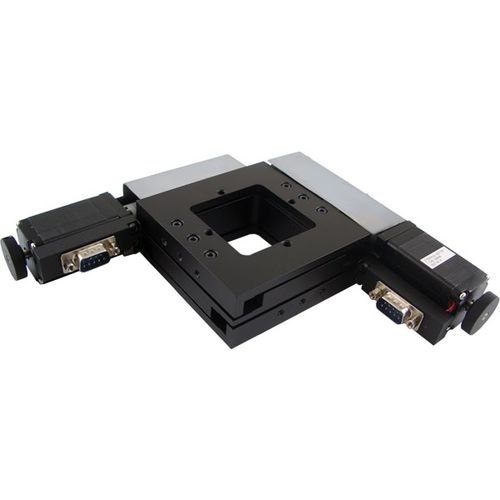 Piastra di posizionamento XY - XY-OF-15X15LY - IntelLiDrives, Inc. - a basso profilo / open frame / per microscopio