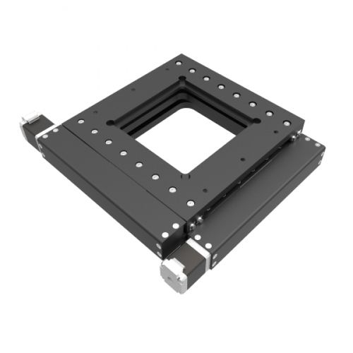 Piastra di posizionamento XY - XY-OF-75X75J - IntelLiDrives, Inc. - a motore / 2 assi / per microscopio