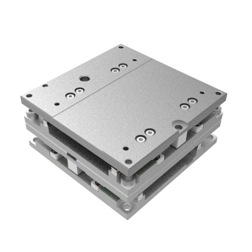 Piastra di posizionamento XY - XY-65-10X10AUT - IntelLiDrives, Inc. - a servomotore lineare / 2 assi / per microscopio
