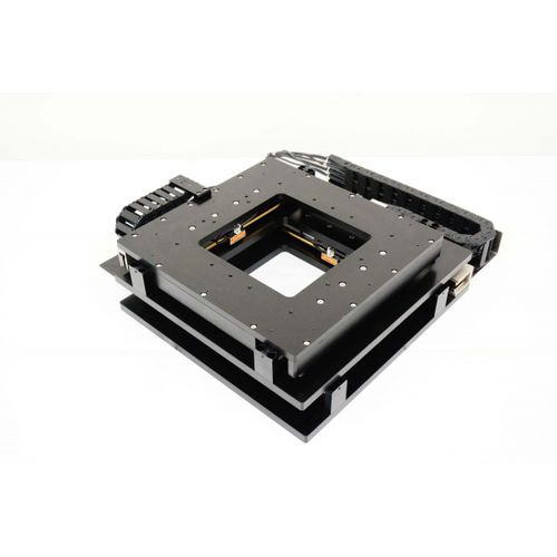 Piastra di posizionamento XY - XY-OF1-UL-200x200-LM-PO - IntelLiDrives, Inc. - con motore lineare / 2 assi / di precisione
