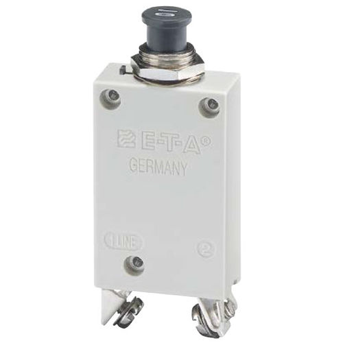 Interruttore termico - 412 series - E-T-A - a riarmo manuale / unipolare
