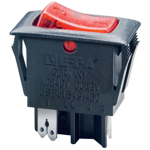 Interruttore termico - 1410-F1 series - E-T-A - a bassa tensione / a riarmo manuale / tipo interruttore a oscillazione