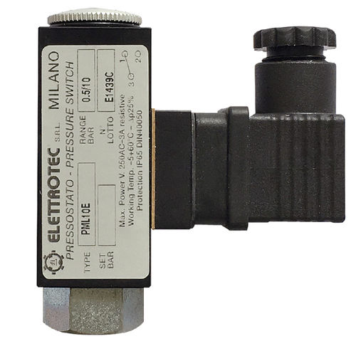 Pressostato a pistone - PML-PPL - ELETTROTEC s.r.l. - a membrana / SPDT / su guida DIN
