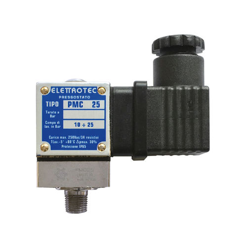 Pressostato a pistone - PMC series - ELETTROTEC s.r.l. - a membrana / SPDT / con flangia