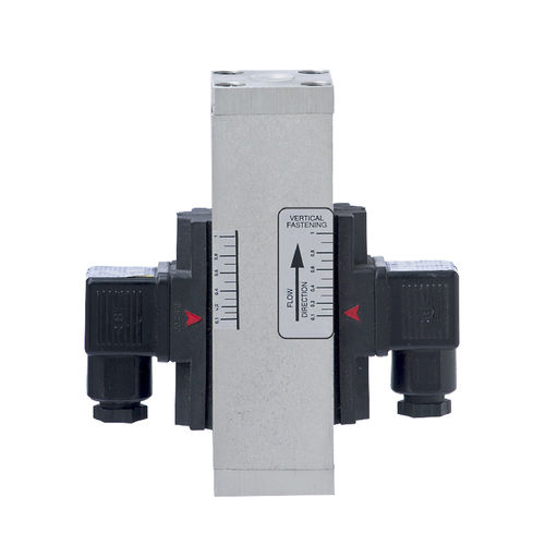 Flussostato a pistone - IF…DE - ELETTROTEC s.r.l. - per liquidi / verticale / in ottone