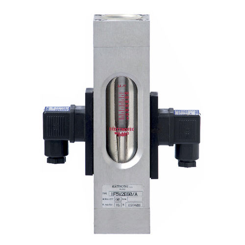 Flussostato a pistone - IF…V2E - ELETTROTEC s.r.l. - per liquidi / in acciaio inossidabile / in ottone