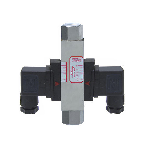Flussostato a pistone - IF2E series - ELETTROTEC s.r.l. - per liquidi / in ottone / verticale