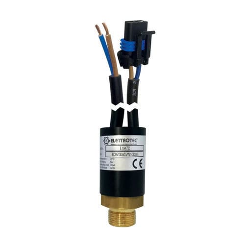 Interruttore di temperatura con flangia - TCR - ELETTROTEC s.r.l. - G 1/2 / G 3/8 / 240 V AC