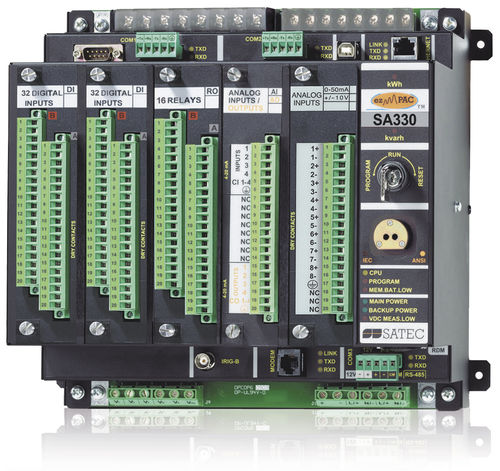 Analizzatore per rete elettrica - ezPAC SA300 series - SATEC - di qualità di energia / da integrare / modulare